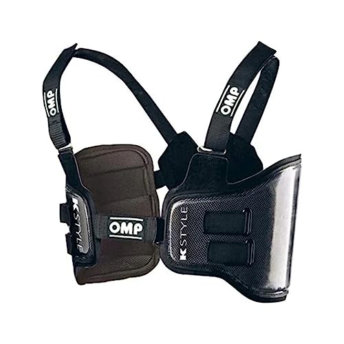Chaleco protector de costillas OMP OMPKK047E007XS de fibra de carbón rigidez XS