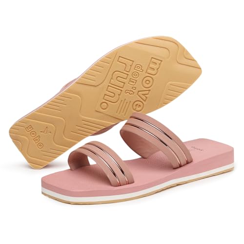 Image of YOHO Indiglo Stylish & Comfortable Flats for Women | Lightweight, Anti-Skid, Orthopedic, Cushioned Footpharma Footbed, Casual & Fashionable for Everyday Use