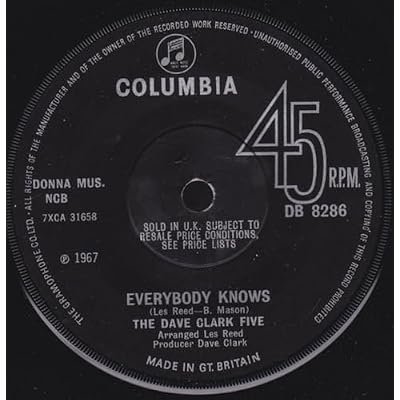 DAVE CLARK FIVE - EVERYBODY KNOWS 7in