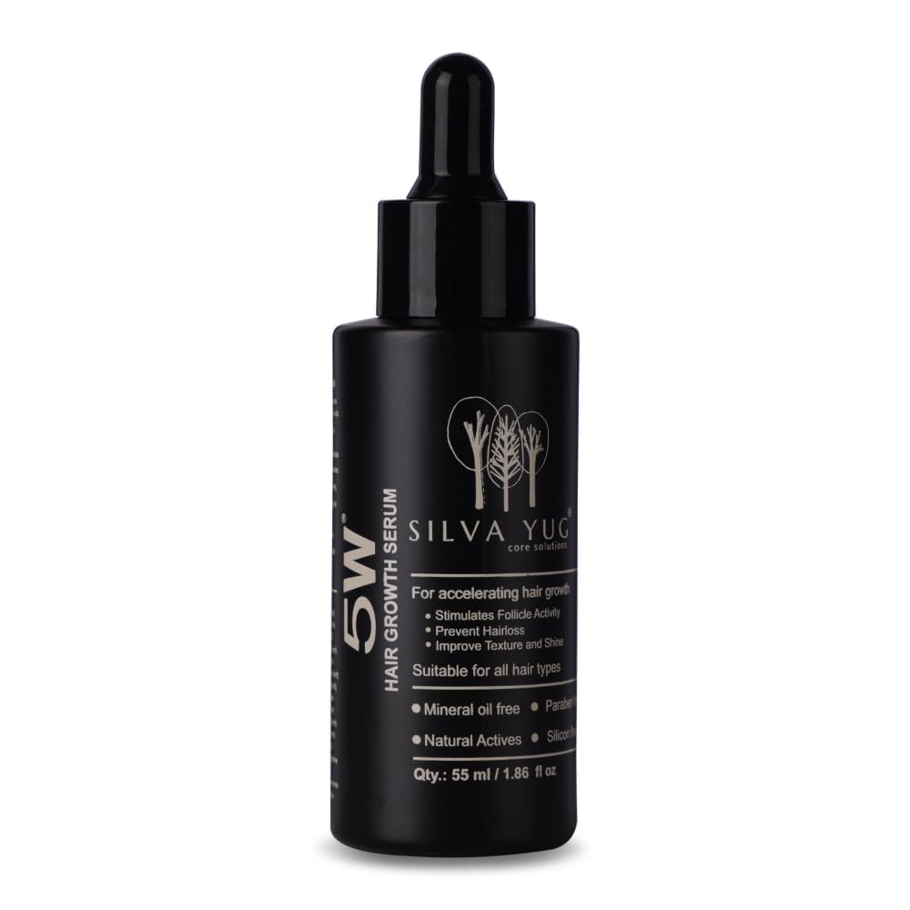 5W HAIR GROWTH SERUM | 55 ml | Redenysl, Procapil, Capila Longa | Also Prevents Hair Loss for Women & Unisex-image-27