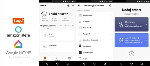 Interrupteur volet roulant Tuya commande tactile wifi store noir