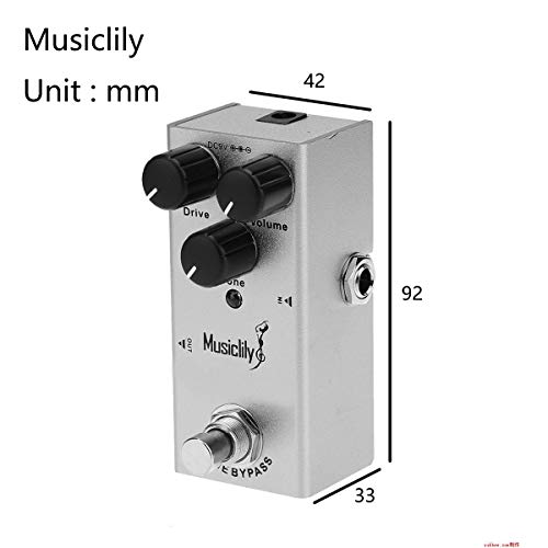 Musiclily Basic Mini Guitare électrique Pédale Adaptateur DC 9V Alimenté True Bypass, Classic Chorus - Les Beatles, Paul McCartney, John Lennon, RIngo Starr, George Harrison Musiclily Basic Mini Guitare électrique Pédale Adaptateur DC 9V Alimenté True Bypass, Classic Chorus – Image 3