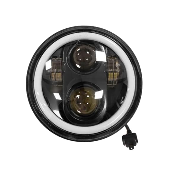 FARO FANALE A LED ANTERIORE COMPATIBILE CON VESPA PX 125 150 200 OMOLOGATO LUCE BIANCA