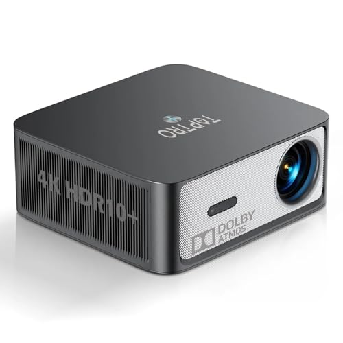 TOPTRO Legend Extreme Pro Projector 4K Ultra HD, HDR10, Highest Brightness 3500 ANSI 35000 Lumens Day Light use Projector, Dol-by Atmos, Dol-by 5.1, HDMI ARC, AI Fully Automatic, YouTube Hot* Prime