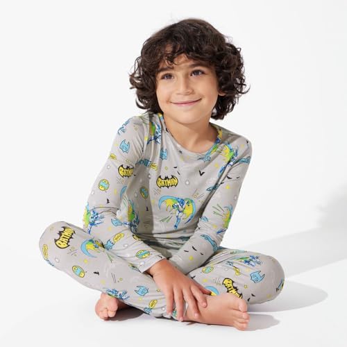 Bellabu Bear Batman Rayon from Bamboo Two-Piece Pajamas for Boys & Girls3