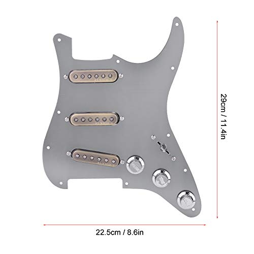Pickguard chargé pour Guitare, Pickguard chargé avec Micros Aimantés SSS Précâblés Pickguard Guitare pour Accessoires D… - Les Beatles, Paul McCartney, John Lennon, RIngo Starr, George Harrison Pickguard chargé pour Guitare, Pickguard chargé avec Micros Aimantés SSS Précâblés Pickguard Guitare pour Accessoires D… – Image 4