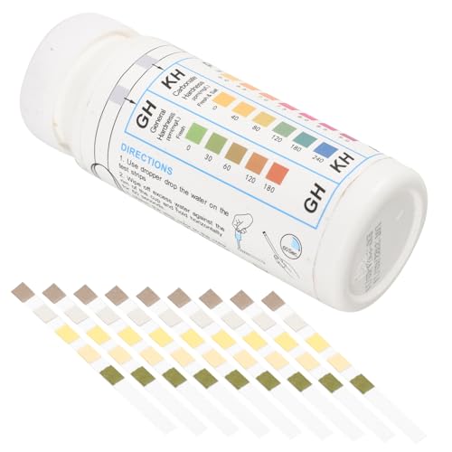 VANZACK 50pcs Swimming Pool Test Strips Pool Water Testing Machine Ph Strips Swim Pool Testing Supplies Pool Water Testing Kit Test Strip for Pool Fish Tank Test Strips Water Test Strips