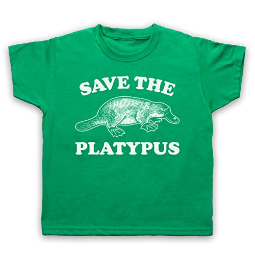 My Icon Art & Clothing Camiseta para niños con texto en inglés'Save the Platypus Duck Billed...