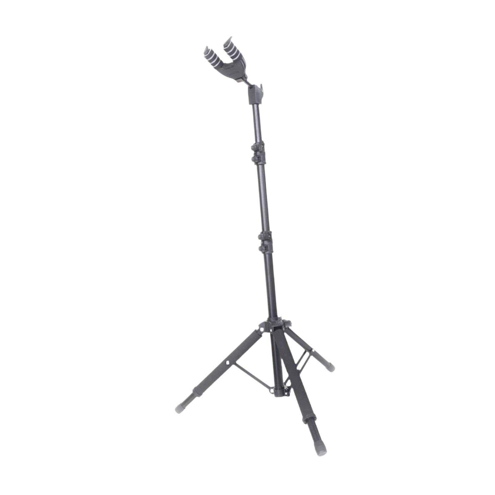 Fenteer Soporte de Guitarra Eléctrica, Trípode con Soporte para Mástil, Accesorios, Soporte de Suelo Plegable, Soporte para Guitarra Acústica