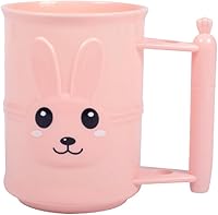 Vista 10 de Soporte de pasta de dientes de plástico blanco para cepillo de dientes Conejo Blanco