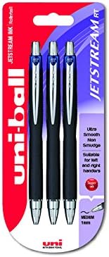 uni-ball Jetstream Retractable SXN-210 Rollerball Pen - Blue, Pack of 3