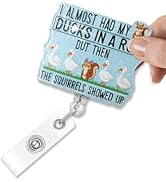 Funny "I'd Wax That" Badge Reel For Estheticians - Retractable ID Holder For Wax Technicians & Skin Care Specialists