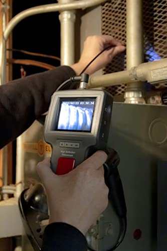 Image of Triplett BR500 High Definition Articulating Videoscope with Waterproof 6mm Camera and 3.5 inch Color TFT LCD Display