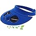 ventilatore freddo, ventilatore a energia solare, cappello ventilatore, estate, estate multiuso solare ventola di raffreddamento cappello di pesca all'aperto baseball golf visiera gatto