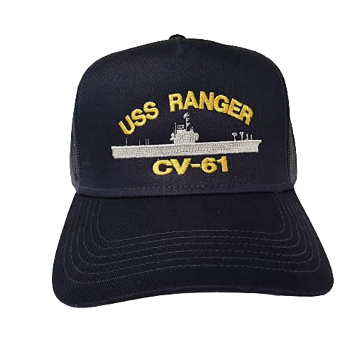 The Patriots Pride USS Ranger CV-61 Gorra béisbol azul miniatura 3