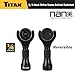 Titan 11330 1/4-Inch Drive x 2-1/4-Inch 90-Tooth Swivel Head Nano Ratchet