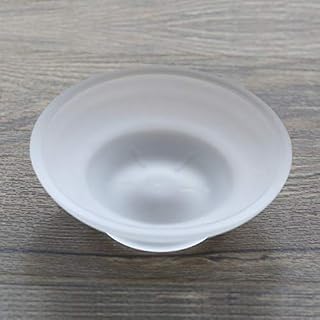 YUYUE21 Soap Dish Round Glass Storage Box Clear Holder Accessories For Shower Bathroom Hotel