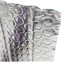 Persianas Aluminio Termico Paneles de aluminio reflexivo Aislantes Persianas (120 x 40 cm) - Aislamiento térmico de cajas de persiana. Aísla del frío y del calor. Aluminio 100% y burbujas, fácil colocación