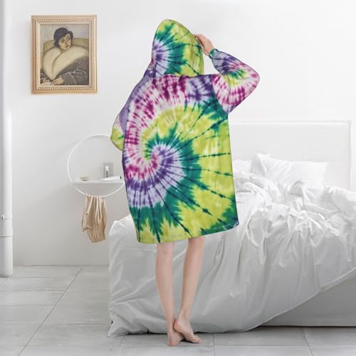 Couverture surdimensionnée tie-dye pour vos soirées cocooning - 5