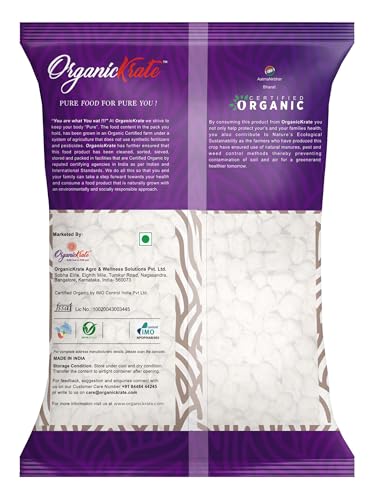 Image of OrganicKrate Organic Kabuli Chana /ChickPea /Chole /Garbanzo Beans /Chick Peas /Pindi Chana /White Chole /White ChickPea /Kabuli - 900 Grams (Medium Size)
