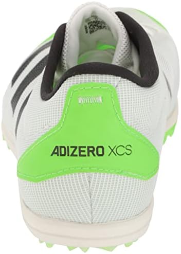 adidas Unisex Adizero XCS Track and Field Shoe, White/Night Metallic/Solar Green, 10.5 US Women | Image 2