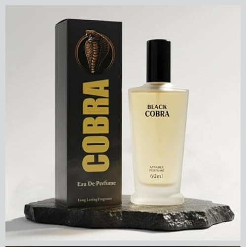 Image of Black Cobra Eau De Perfume for Men 60ml | Long Lasting Luxury Fragrance | Premium Perfume Spray