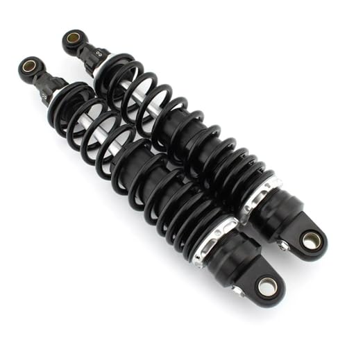 Amortisseurs moto 360mm suspension pneumatique noire idéale pour les longues virées en CB350