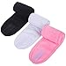 Spa Facial Headband for Women Make Up Headbands Terry Cloth Hair Wrap Head Band for Washing Face Adjustable Towel with Tape 9 Pcs Tbestmax