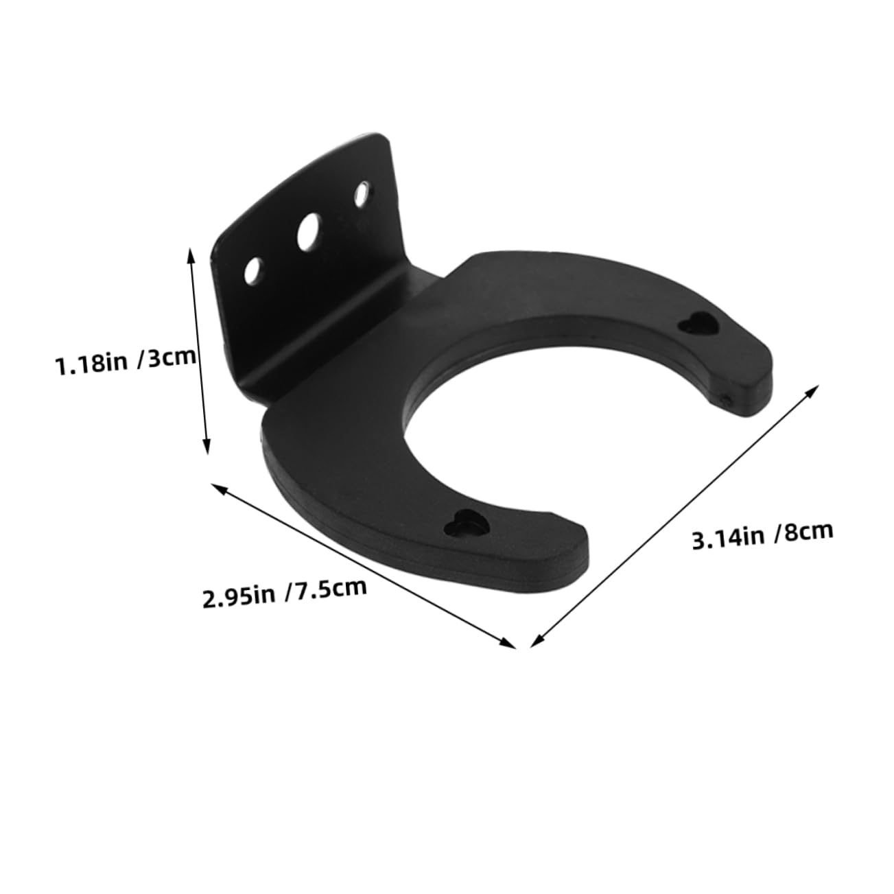 Parliky 4pcs Wall Mounted Microphone Holder Durable Mic Hanger with Rubberized Hooks for Secure Storage Easy Installation Space Saving Design for Home and Studio Use