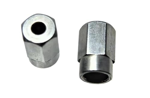 Miniatura 5 de Tjpoto Paquete De 2 Tuercas Cuadradas Con Agujero Flexible Para Eje Flexible, Mini Sierra, Accesorio De Ángulo Recto, Pieza De Repuesto Para Dremel