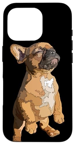 Frenchie Puppy �t�����`�u���h�b�O ���D�� �t�����`�}�} �p�p �X�}�z�P�[�X iPhone 16 Pro �p