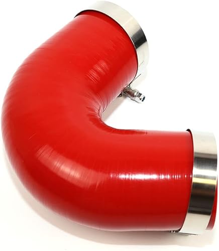 Miniatura 3 de TMKOOL Acoplador de codo de 135 grados reforzado de 4 capas de alto rendimiento de 3 pulgadas de identificación manguera de silicona con abrazadera