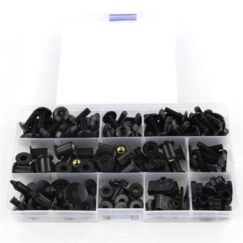 Evita vibraciones con tornillos carenado ZX-6R 2005 2006 de acero negro