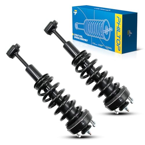 Image of PHILTOP Front Automotive Replacement Shock Struts Assembly 171398 * 2 Compatible with Ford Explorer 2004-2005 Mercury Mountaineer 2004-2005