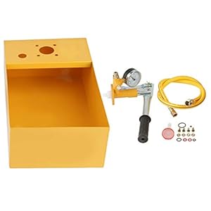 Waterdruk Test Pomp,2.5Mpa 25KG Handmatige Hydraulische Waterdruk Test Pomp Pijpleiding Tester Tool