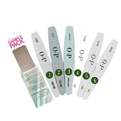 Professional Nail Files Nail Buffers Natural File Double Sided Nail Polisher Files Gel Files Manicure Pedicure Tool - 6pcs/Set