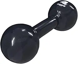 HALTER 4KG EMBORRACHADO BOLA PRETO RMG8 FIT