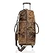 Weekender Leather Duffel Bag for Men Overnight Vintage Travel Duffle with Shoulder Strap Carry On Sports Gym 24 Inch Leather Luggage Carryall Cool Gifts for Him by Cureo