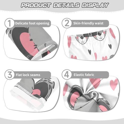 Toddler Girls Leggings Printed Yoga Pants Leggings Cartoon Koala Face for Kids3