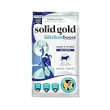 Solid Gold High Protein Dog Food Dry Dog Kibble - Premium Beef Protein & Digestive Probiotics for Energy, Muscle, Gut & Immune Support - Healthy Grain & Gluten Free Dogfood - Nutrientboost - 3.75 LB