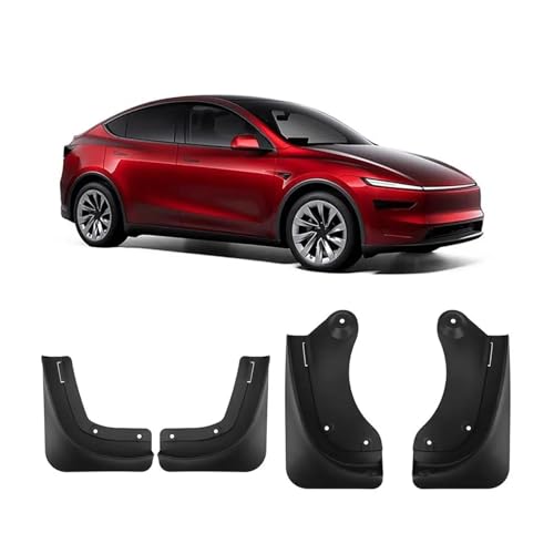 Guardabarros traseros para Tesla Model Y Juniper 2025: protección antisalpicaduras 6
