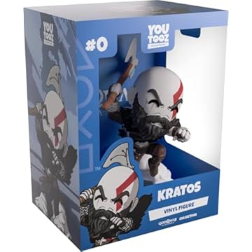 Youtooz Boneco de vinil Kratos God of War de 13 cm, boneco colecionável Kratos God of War