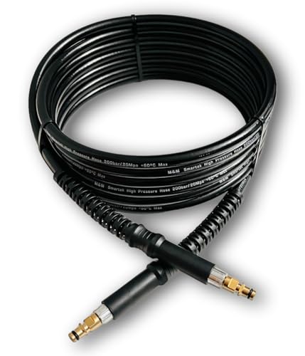 Manguera de alta presión para todos los limpiadores de alta presión Kärcher K2 K3, K4, K5 K6 K7 Home & Garden Serie A Partir de año 2008 Click Quick Connect ranuras Sistema como 2.641 721.0 40 Meter