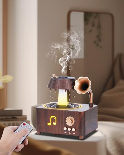 Kaaeiccr Essential Oil Diffuser 250ml Cool Mist Rain Design