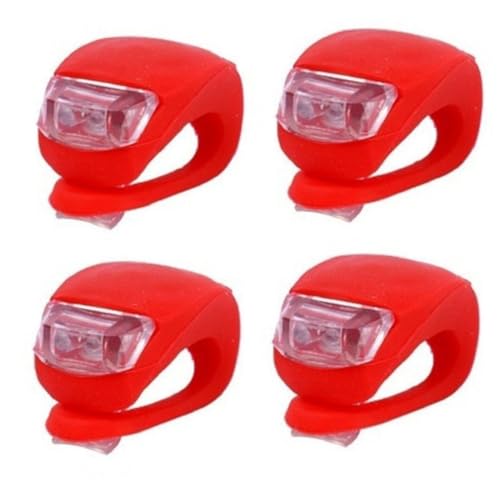 GRIRIW Portable LED Bike Safety Lamp with Modes Easy to Install Silicone Light for Bicycles Helmets and Backpacks Bright Visibility Up