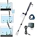 LONDAFISH Automatische elektrische Batterie Aquarium Kiesreiniger Kit Filter Vakuum Siphon betrieben Frischsandwaschanlage mit Adapterated Fresh Sand Washer with Adapter