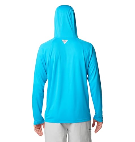 Columbia Men's PFG Solar Stream Hoodie, Ocean Blue, Large2