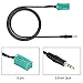 GeekerChip Cable Adaptador Entrada Auxiliar para iPhone iPod MP3 para Renault Clio...