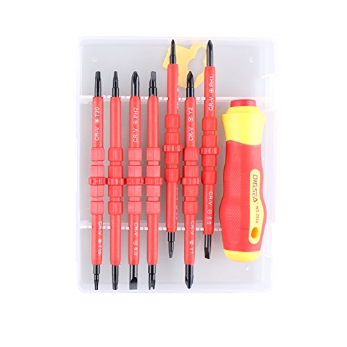 multitul Hand Werkzeug 15 in 1 magnetischer Präzision Schraubendreher-Set Werkzeug Kit Torx Kreuz Schlitz Y U-Form Schraube Treiber für Laptop