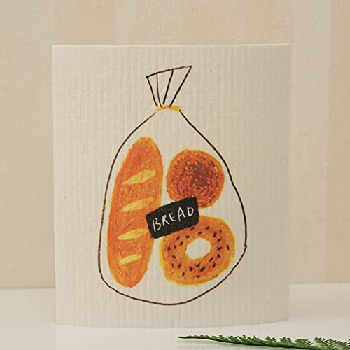 Reusable Nonstick Oil Cleaning Rags Papaya Paper Towels Dishwasher Safe For Kitchen Bar Mops Rugs #TOP3